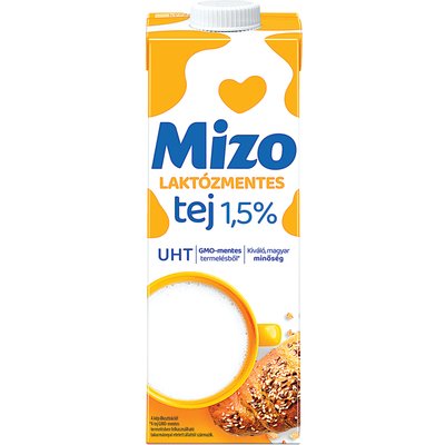 MIZO LAKTÓZMENTES UHT TEJ termékképe