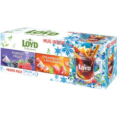 LOYD PIRAMIS TEA DUOPACK AJÁNDÉK POHÁRRAL termékképe